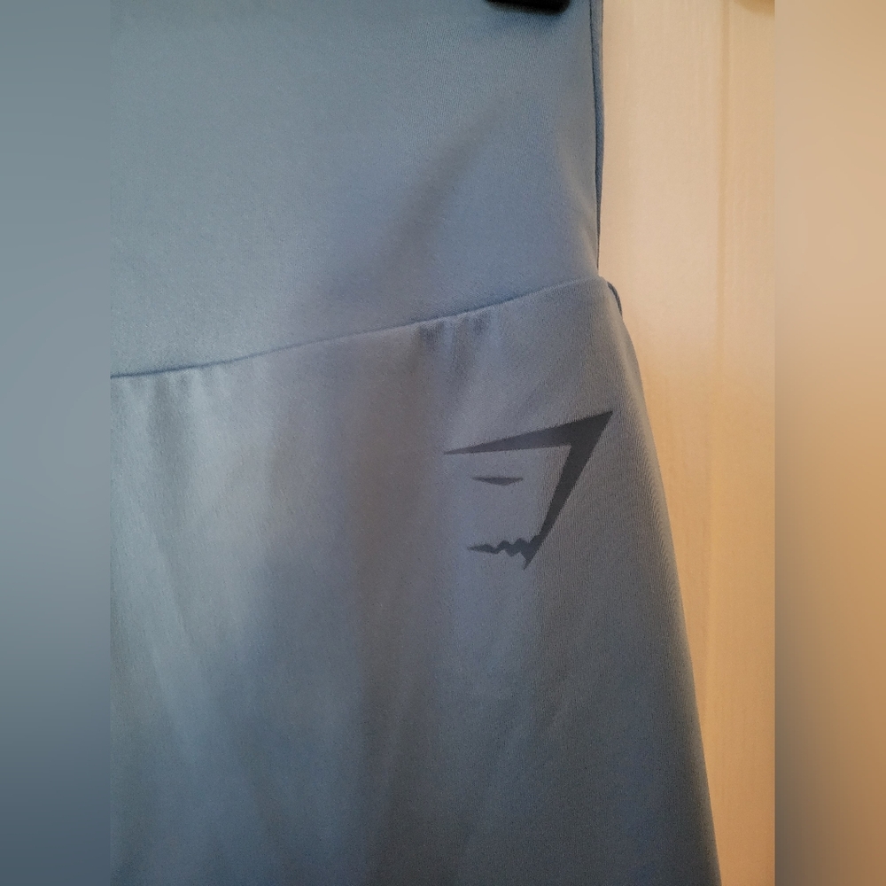 Gymshark Power Original Tight Shorts in Coastal Blue Size Small - Picture 2 of 7